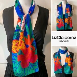 VINTAGE Liz Claiborne Silk Scarf